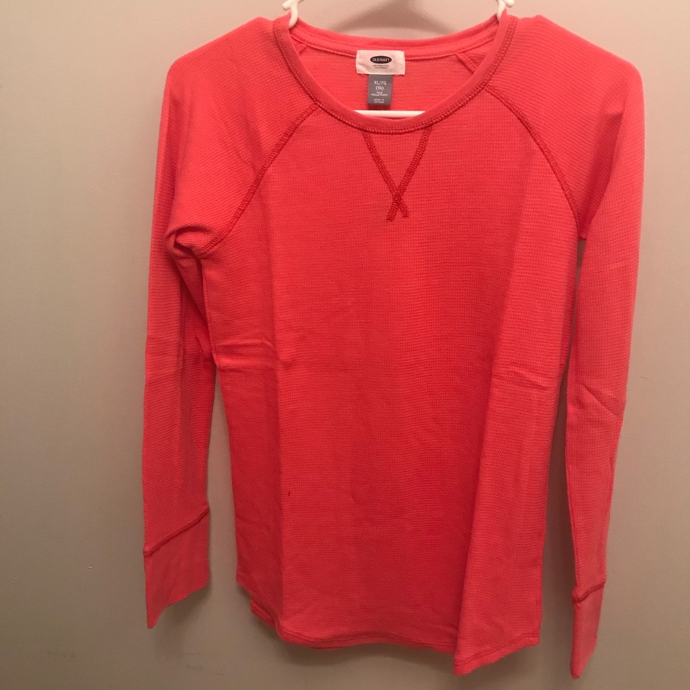 Old Navy Knitted Long Sleeve Thermal Tee